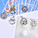 45Pcs/Set Alloy Mixed Sunlight Moon Charms Pendant Jewelry DIY Making Craft Gilj