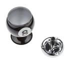 Collectible Gift Aluminum Pool Billiard Ball Ashtray with base Black 8