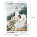 5D DIY Full Drill Diamond Painting Castle Girl Cross Stitch Embroidery Kits