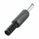 20 Pcs Black 2.5mm x 5.5mm DC Power Male Plug Jack Adapter W8T2