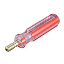 Red Clear Plastic Handle CATV Cable F Connector Insertion Tool Imperial Uni L4S4