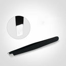 Professional Black Eyebrow Tweezers Hair Beauty Slanted Pro. Steel Stainles U2X0