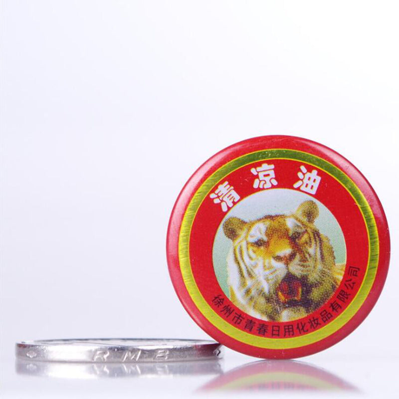 2PC 3g Tiger QingLiangYou Essential Balm/Temple Prevent Heatstroke Refresh LJ