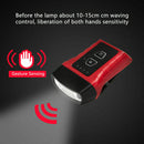 Rechargeable Sensor LED Clip-on Cap Hat Head Light Lamp Outdoor Fishing Camping