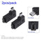 2pcs 90 Degree Micro USB Female to Mini USB Male Adapter Connector