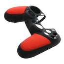 Soft Silicone Gel Cover Case For PlayStation 4  Gamepad Controller Red Color