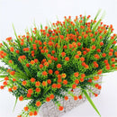 Artificial Gypsophila Flower Bouquet Baby Breath Wedding Home Decor Orange