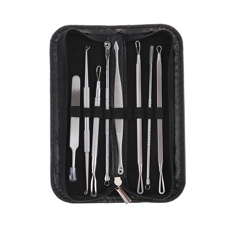 Blackhead Remover Pimple Comedone Extractors Tool Best Acne Removal Kit Treat FT