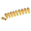 10pcs TV Aerial Male Connectors Coaxial RF Cable