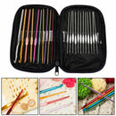Crochet Hooks 22 in 1 Kit Crochet Tools Knit Needles Sewing Weaving Craft Set