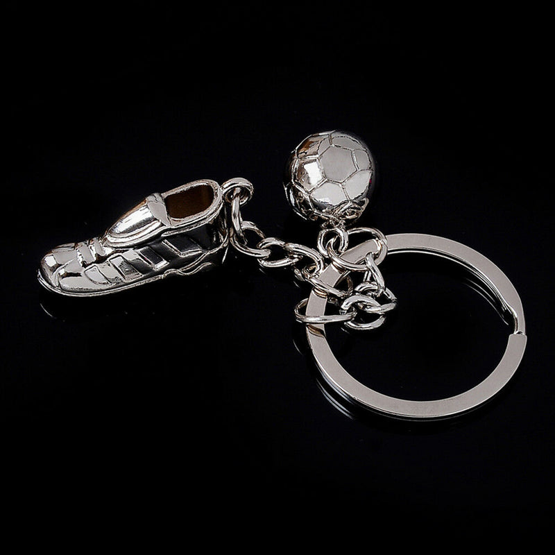 Creative mini sneakers soccer football key ring keyring keychain pendant gift  Z