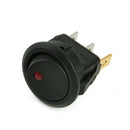 4Pcs Waterproof ON/OFF Car 12V 20A Round Rocker Dot Boat LED Light Toggle Switch