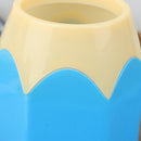 Creative Pen Vase Pencil Pot Makeup Brush Holder Stationery Desk Tidy Container