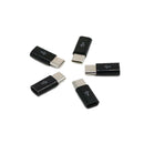 5pcs USB 3.1 Type C Male to Micro USB Female Data Sync Adapter Converter