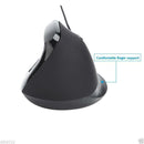 2400DPI 6 Buttons USB LED Vertical Optical Wired Pro Gaming Mouse For PC Laptop