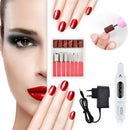 Professional Electric Adjustable Manicure Machine Nail Polisher Drill Bit Set