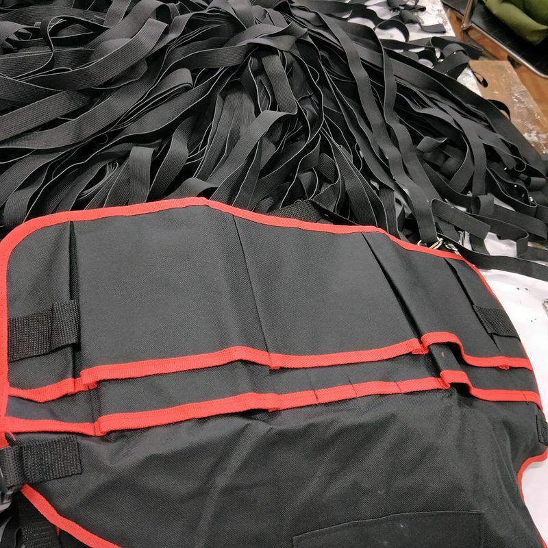 Utility Work Apron with 16 Pockets Tool Apron Cross-Back Straps Adjustable  A9P2