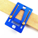 Dovetail Marker Template Aluminum Alloy Dovetail Gauge Size 1:7 Blue