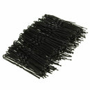 300Pcs Black Wavy U Comb Bobby Pins Grips Hair Barrette Clip Clamps 50mm St