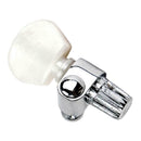 Chrome 5 String Banjo Geared Machine Head Turning Pegs, Easy to Install