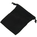 Stylish Velvet Drawstring Jewelry Pouches/Gift Bags/Pockets-Black N4D6