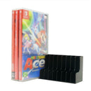 Game Card Box Case 2-in-1 Gaming Disc Holder Storage Rack Stand Bracket