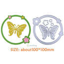2pc Butterfly Metal Embossing Cutting Dies Stencils DIY Scrapbooking Craft Paper