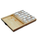 12Pcs Transparent Round Commemorative Coin Bottle Tube  W/ Box Kit