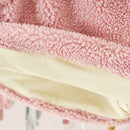 Baby Girl Kids Clothes Fleece Thicken Hoodie Crossbody Bag (Pink 12-18M)