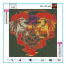5D DIY Full Drill Diamond Painting Rose Heart Cross Stitch Embroidery Kit