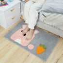 Cartoon Rabbit Thick Non-slip Water Absorbent Door Mats Carpet Floor Pad