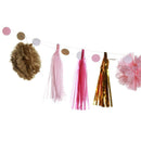 Paper Card String Tassel Home Ornament DIY Flower Ball Decor Festival Party