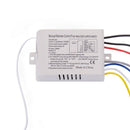 4 Way Light Lamp Digital Wireless Remote Control Switch ON/OFF 220V K1Z3