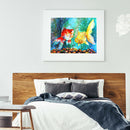 5D DIY Diamond Painting Animals Full Round Drill Rhinestone (Goldfish)