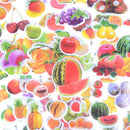 6Sheets Fruits Greens Banana Grapes Scrapbooking Bubble Stickers RewardKidsToyM&