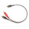 Car audio 1RCA female to 2RCA male Y splitter cable converter cord adapter cabJR