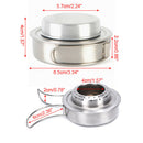 Alcohol Stove With Handle Camping  Hiking Tailgating Emergency Outdoor BBQ Ne-