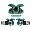 7Pcs Garden 2-Way Distributor Water Flow Y Hose Connector Nipple Gasket New