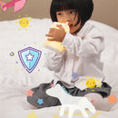 Silicone Cow LED Touch Sensor Night Light Kids Bedroom Lamp 7 Colors Lights