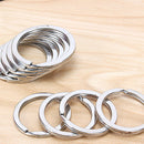 Bulk 10pcs Metal Key Holder Split Rings Keyring Keychain Accessories 25mm