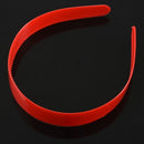 Ladies Red Plastic Teeth Hair Hoop Headband Ornament