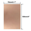 DIY Double Sided Copper Clad Laminate PCB Circuit Board 100x70 mm 12 Piece D1G1