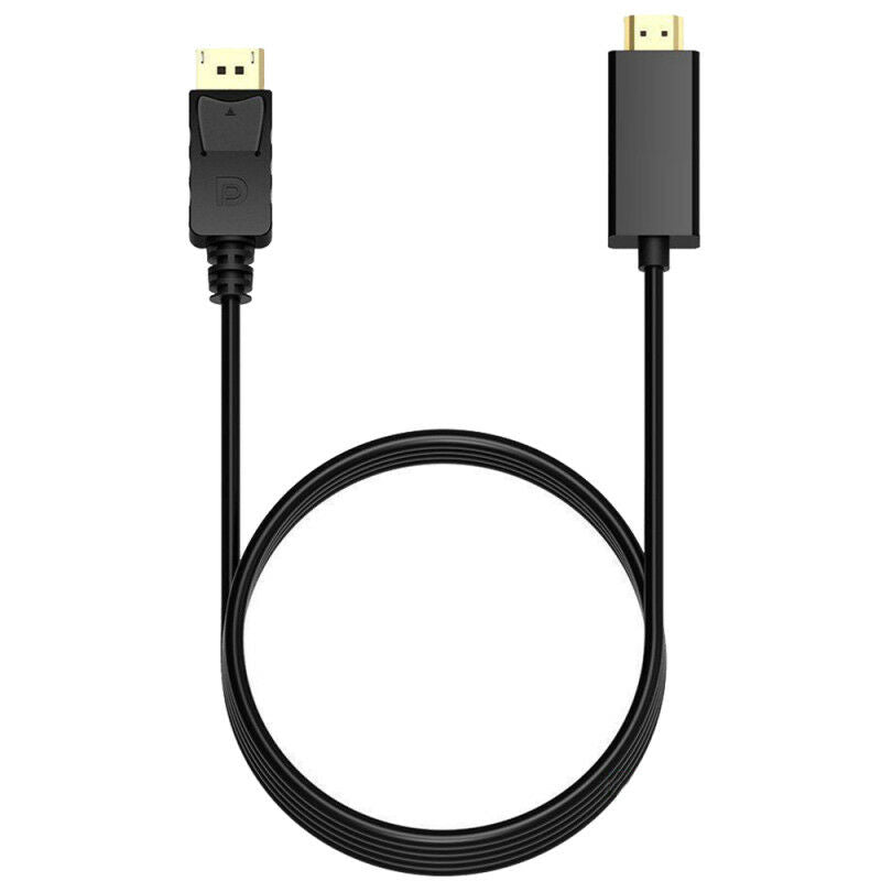 DisplayPort Display Port PCDP to HDMI Male M/M Cord Cable 6FT For PC HDTV 1.8M