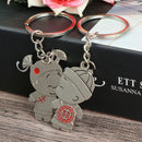 1Pair Boy and Girl Bride Groom Keychain Couple Lover Keyring Gift 3C