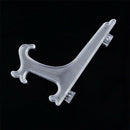 12Pcs/Set Clear Plastic Easels Plate Holders Display Dish Rack Picture Fram X4Y1