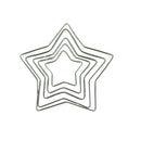 5pcs five-pointed star stainless steel cookie cutter cake biscuit diy mould JR