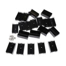 20pc 24x16-40mm MOSFET Aluminium  Sink 7805