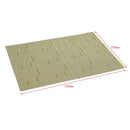 Bamboo Placemat,Pvc Table Mat,Placemat Cover 8 Non-Slip Washable Coffee Pad