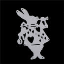 Alice Wonderland White Rabbit Metal Cutting Dies Stencil DIY Album Deco Craft BX