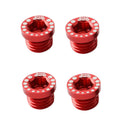 Aluminum Alloy Anti-rust Bicycle V Brake Screw Bolt Bike Replacement Red